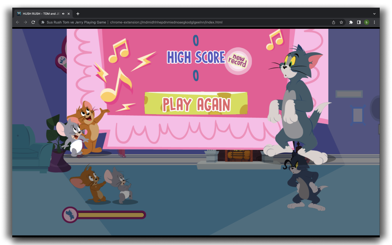 Hush Rush Tom and Jerry HTML5 Game