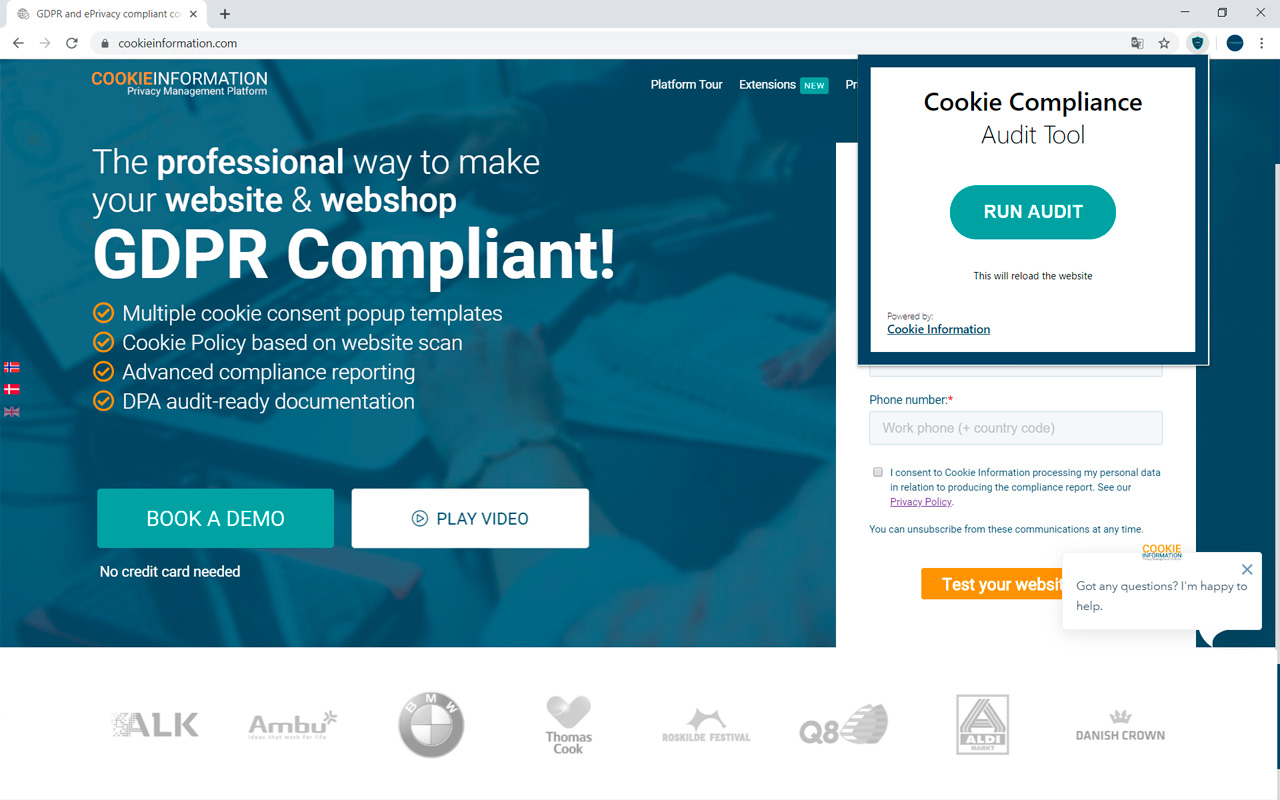 Cookie Compliance Audit Tool