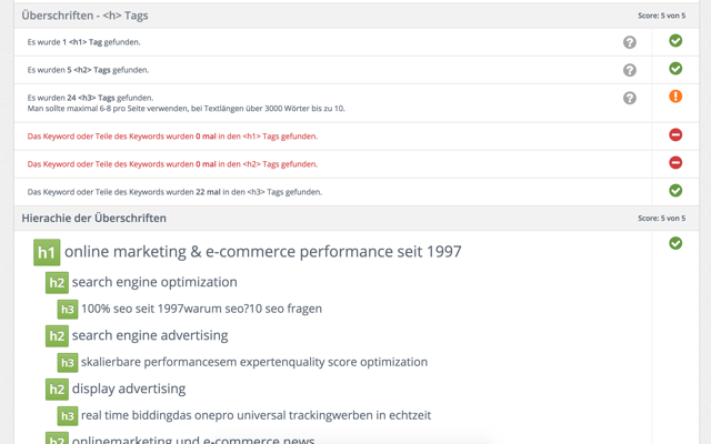 OneProSeo Site Check