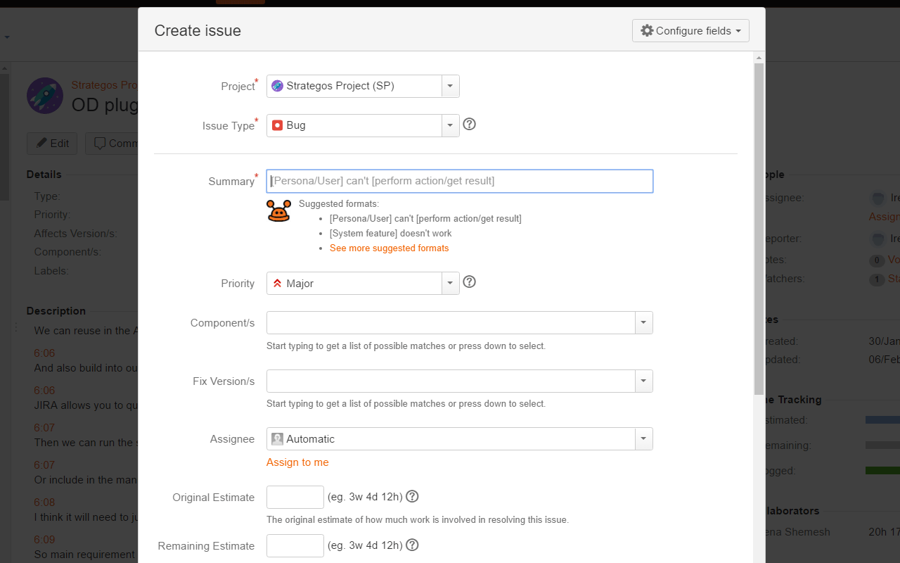 Better Task Names for JIRA