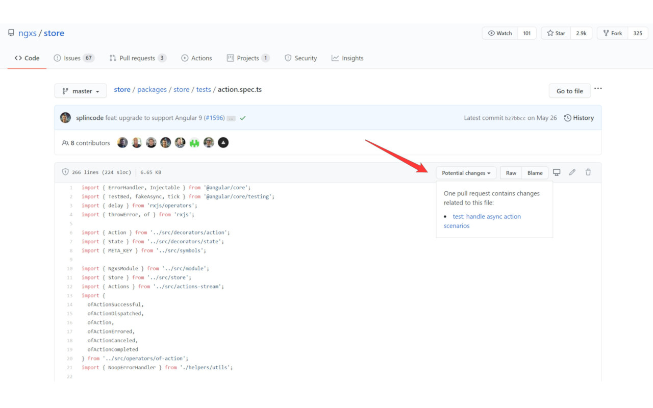 Potential changes for GitHub