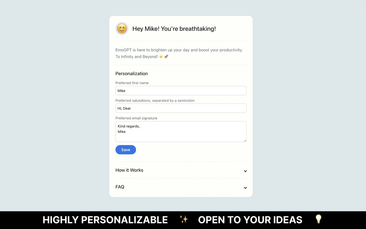 EmoGPT: Secure ChatGPT Email Writer for Gmail