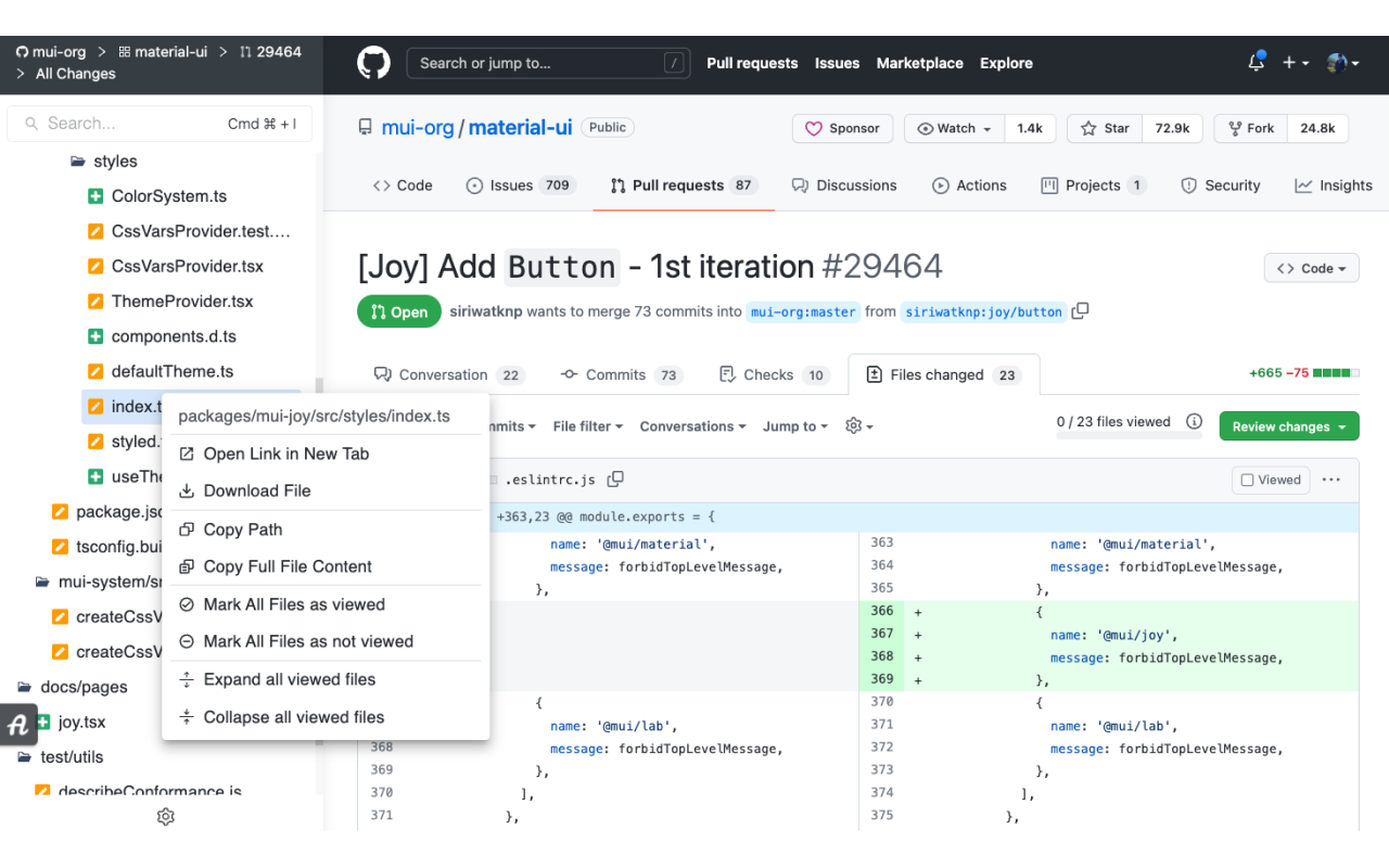 A-Tree - Github review helper