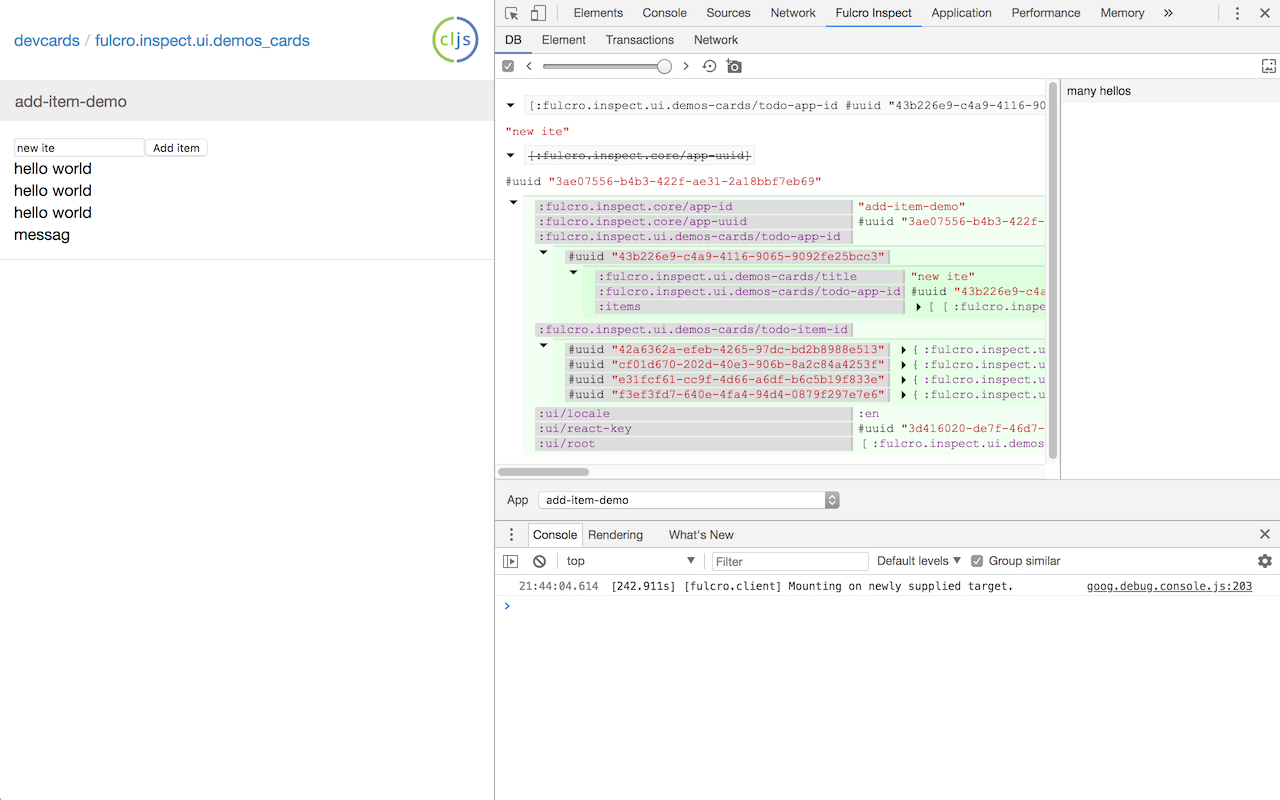 Fulcro Inspect Legacy