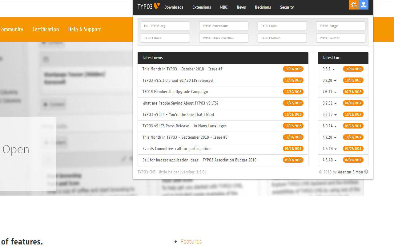 TYPO3 - Little Helper