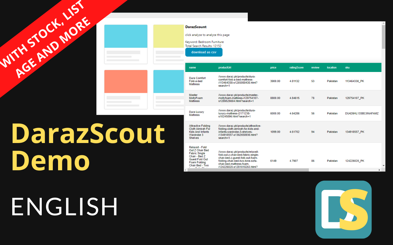 DarazScout - Daraz Product Hunting Extentsion