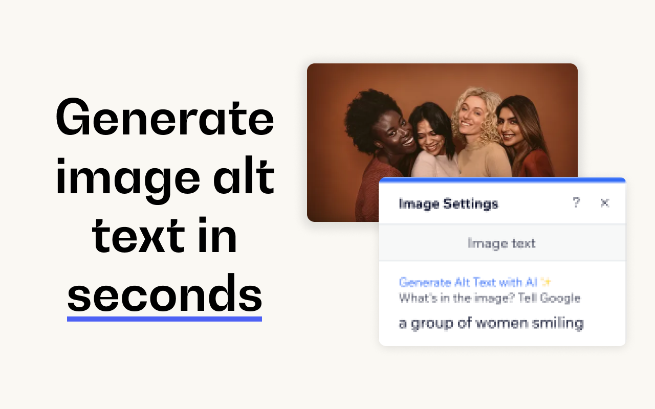 AI Alt Text for Wix