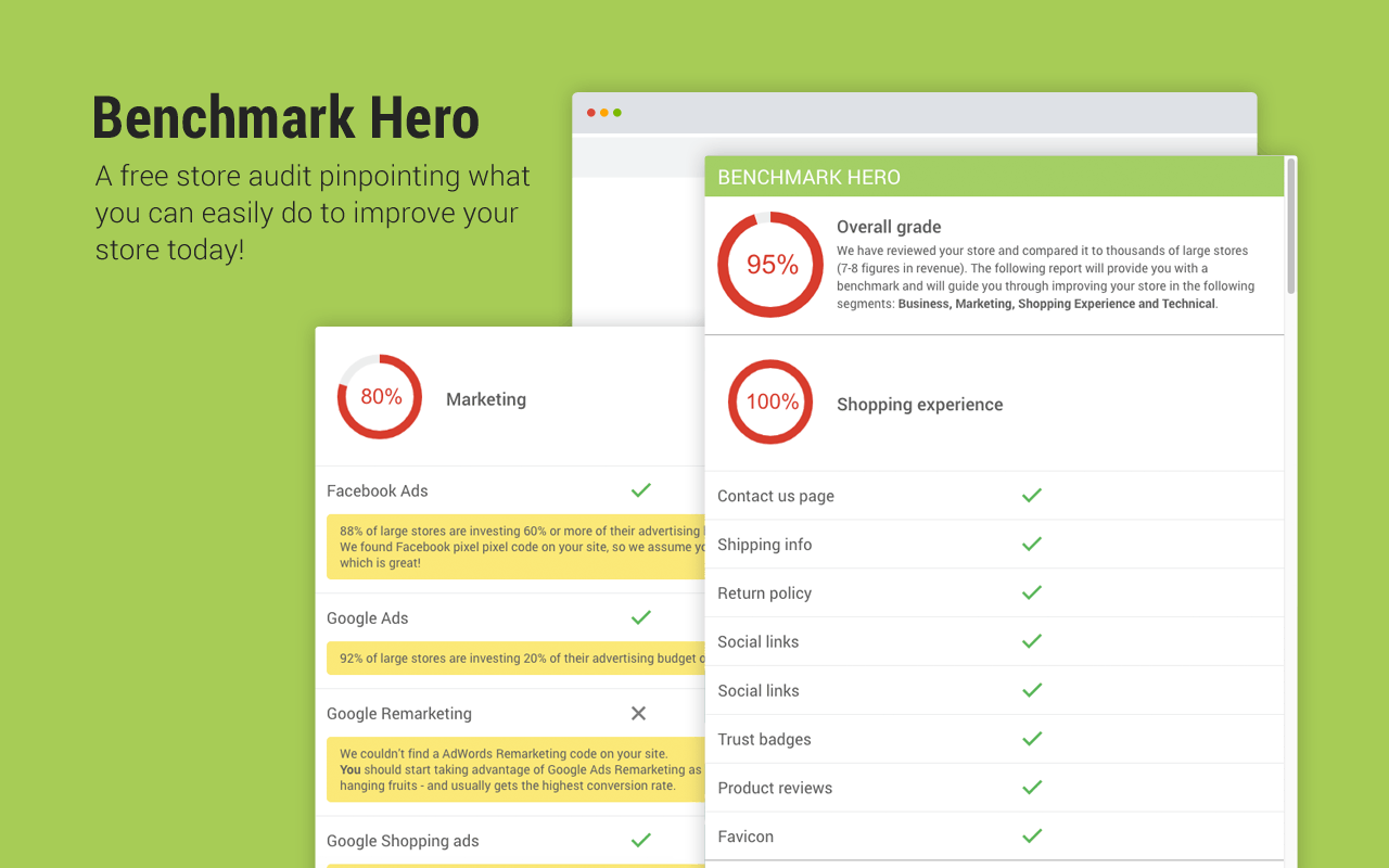 Benchmark Hero: Free Audit & SEO Analysis