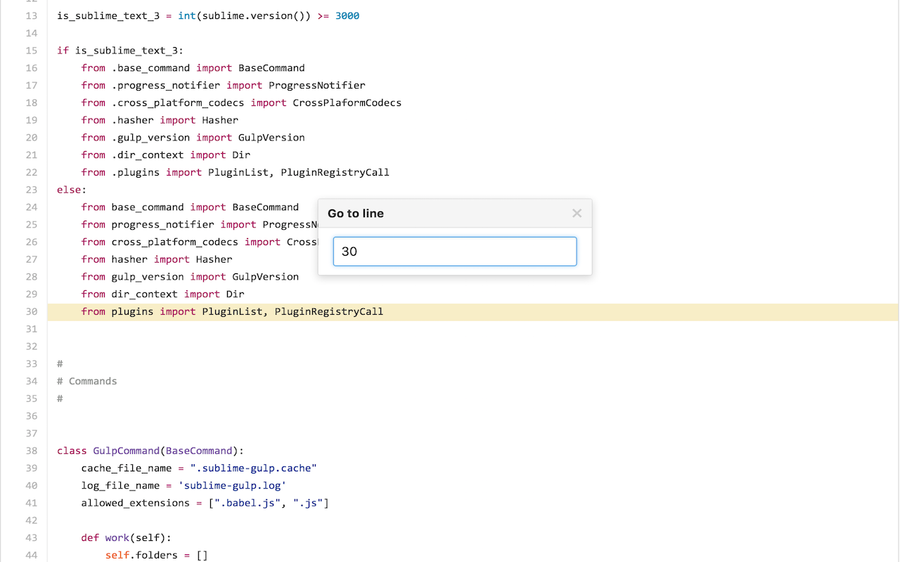 GitHub go to line number