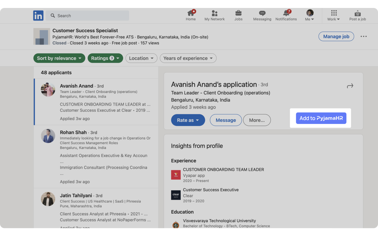 PyjamaHR: Import Candidates with Ease