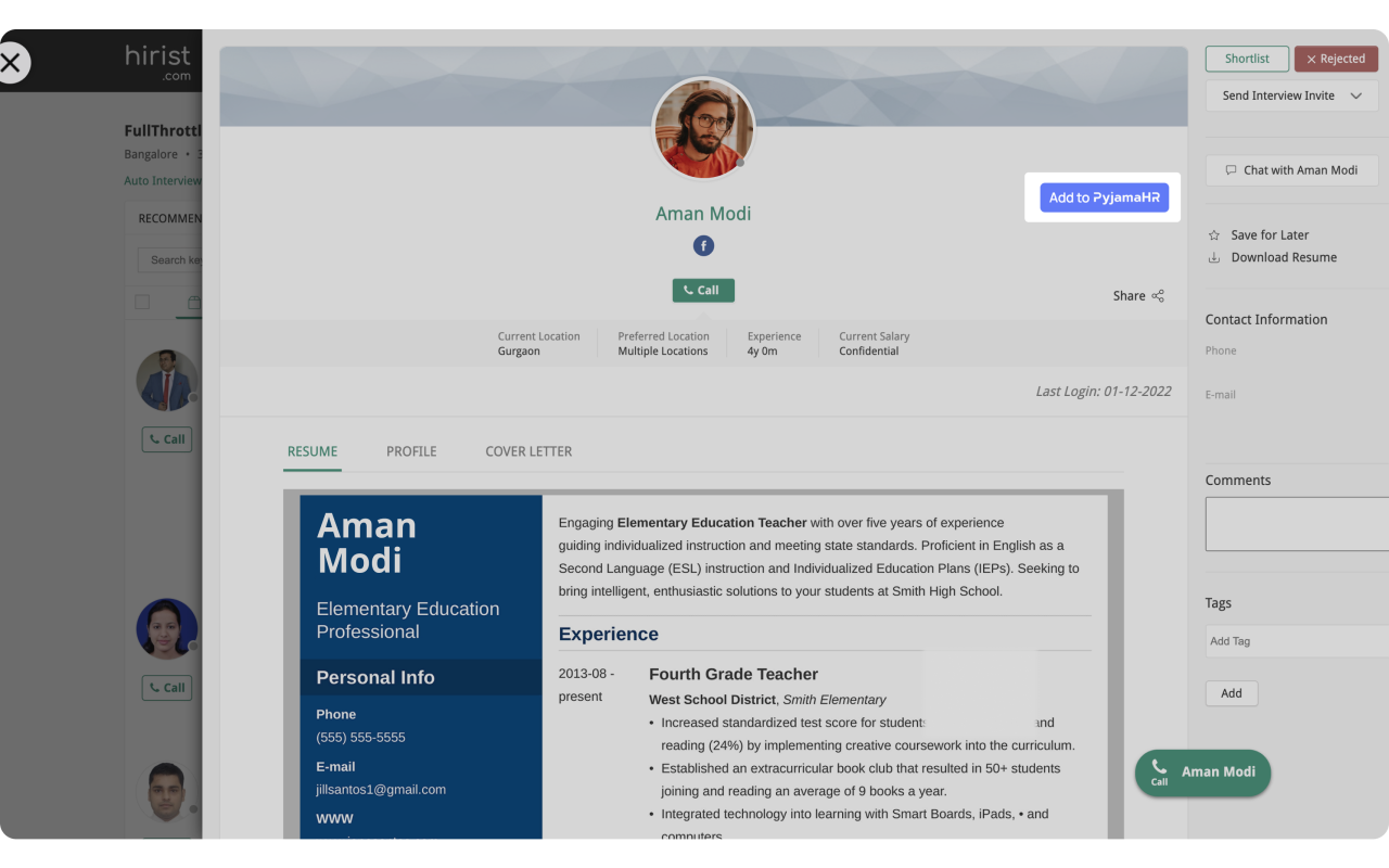 PyjamaHR: Import Candidates with Ease