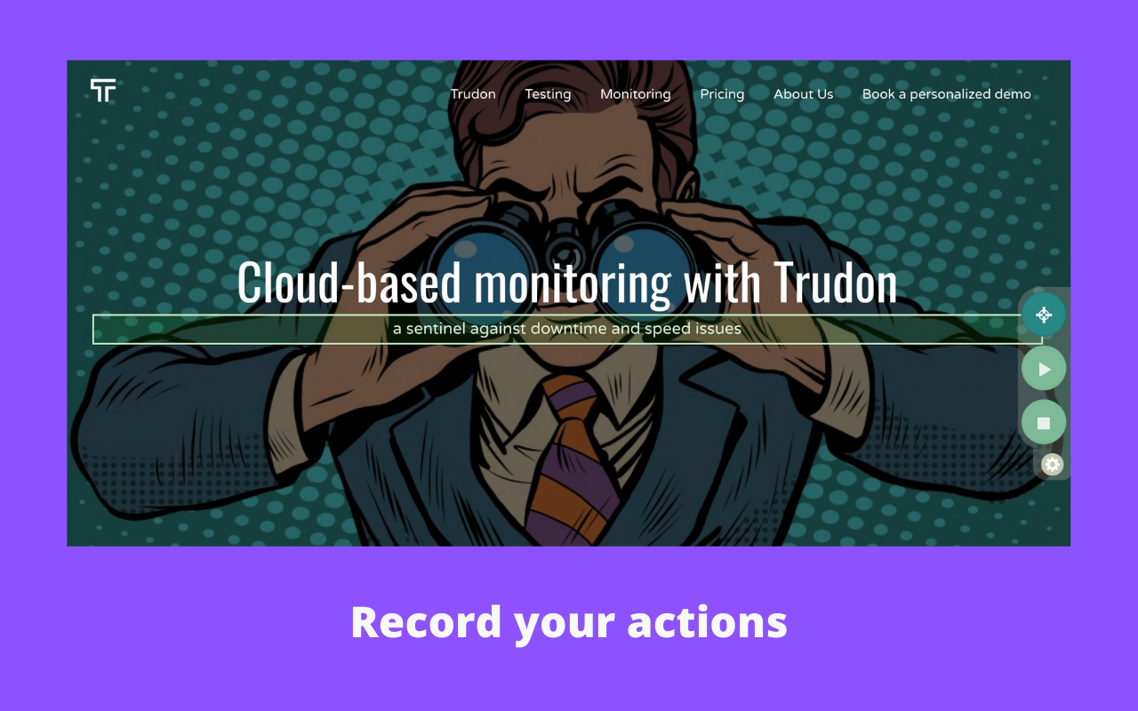 Trudon test recorder