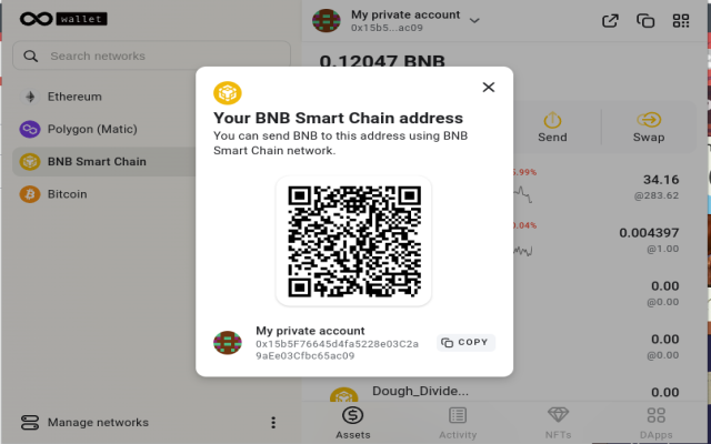 EternalWallet: EVM Wallet (BSC, ETH + more)