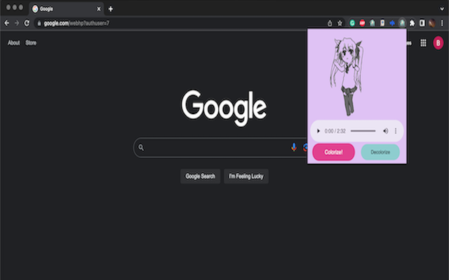 Dancing Miku GIF popup