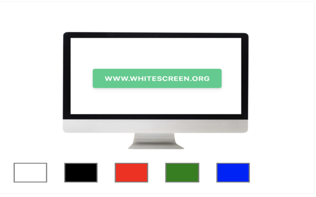 WhiteScreen - Online White Screen Page