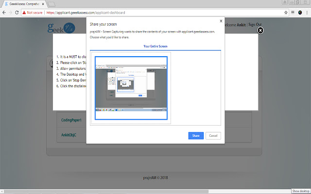 prajnAM - Screen Capturing