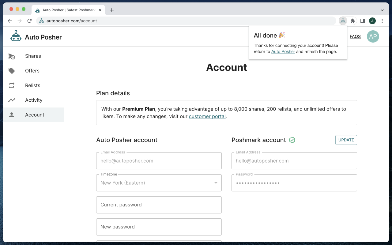 Auto Posher – Passwordless Authenticator