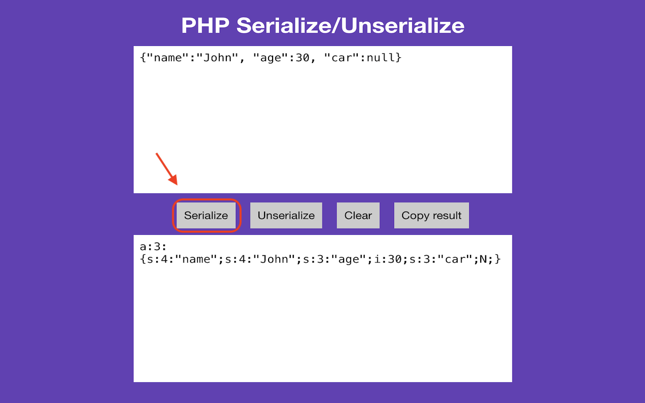 PHP Serialize/Unserialize
