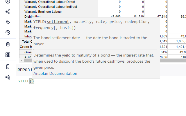 Better Formula Editor for Anaplan