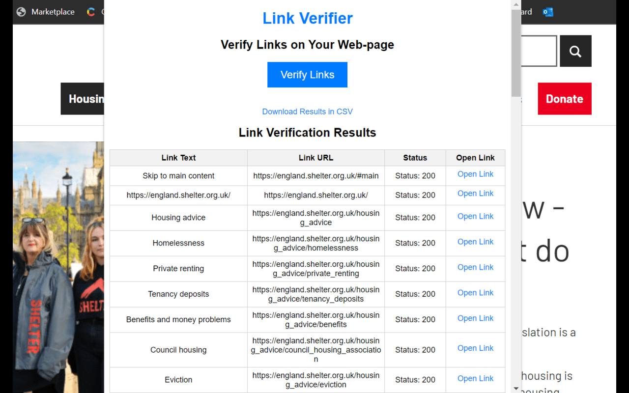 Link Verifier