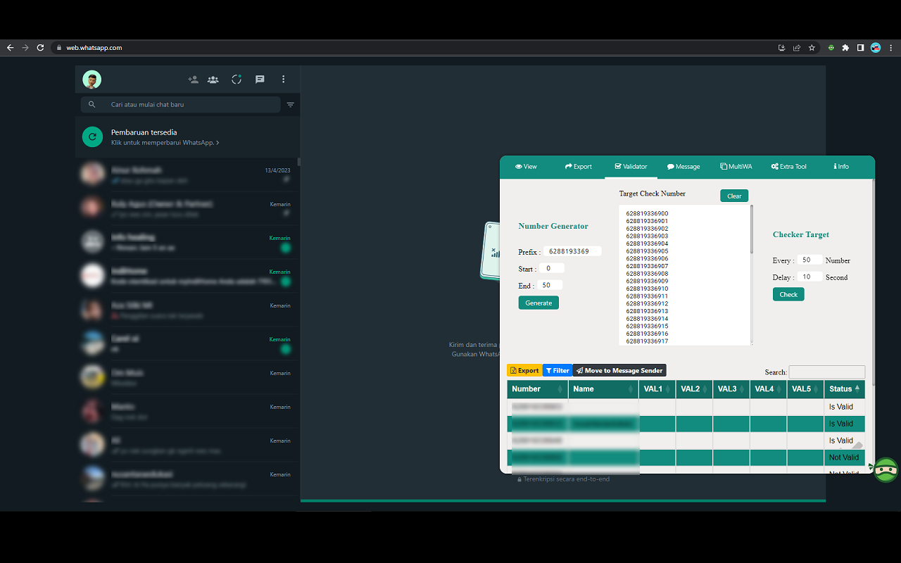 WASenderPro Ninja Profesional M3