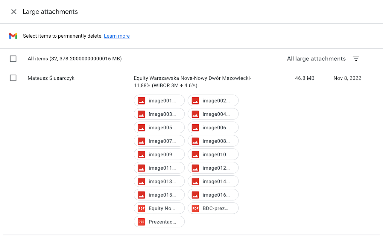 Gmail cleanup helper