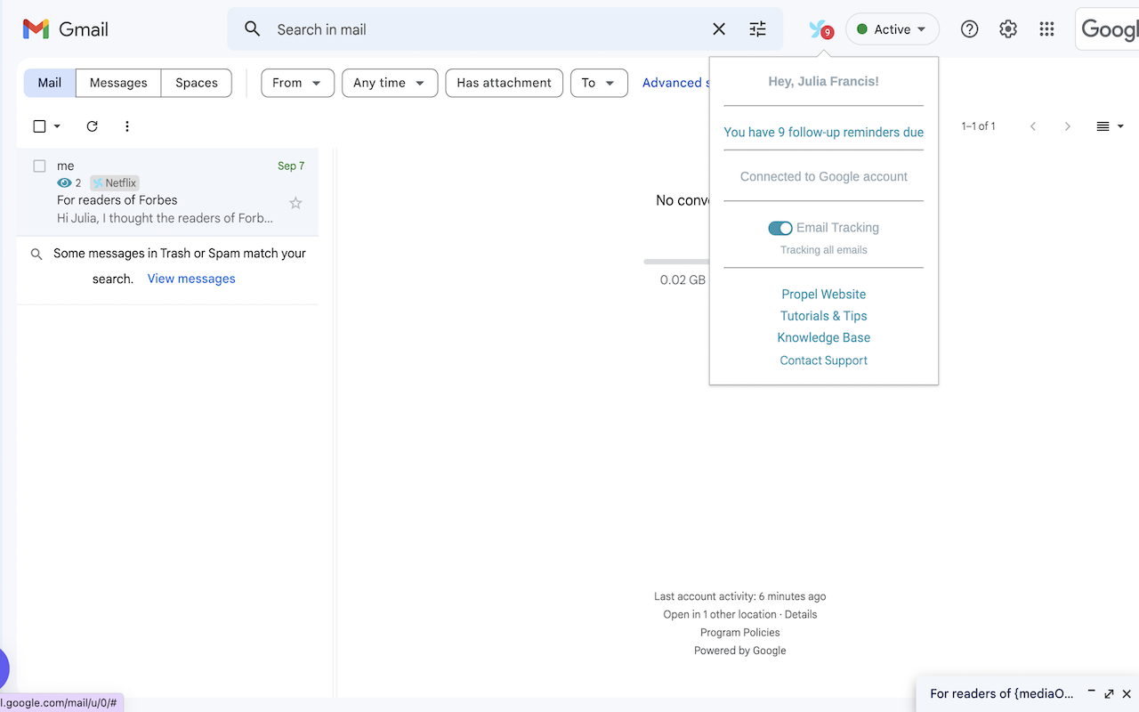 Propel - The First Smart CRM for PR
