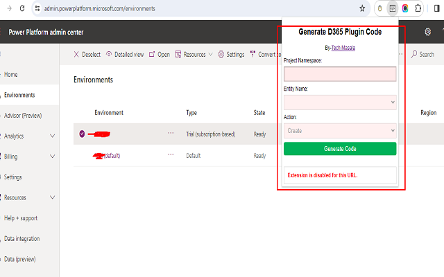 D365 Plugin Code Generator