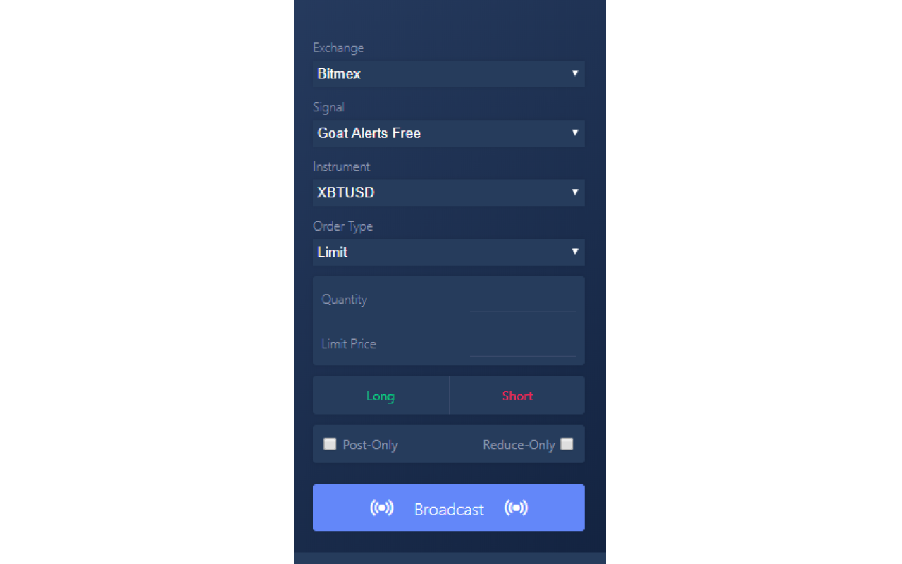 Goat Alerts TradingView Bot