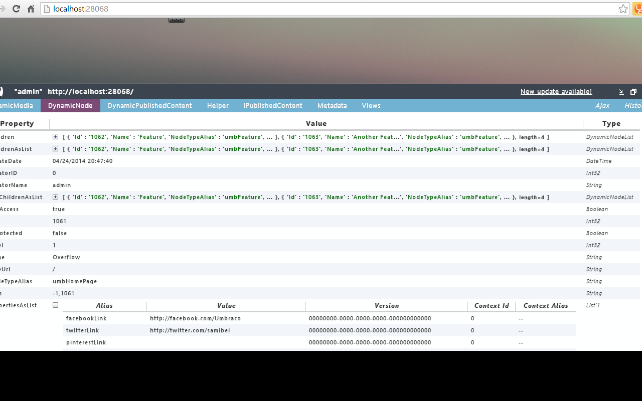 Umbraco Developer Glimpse7