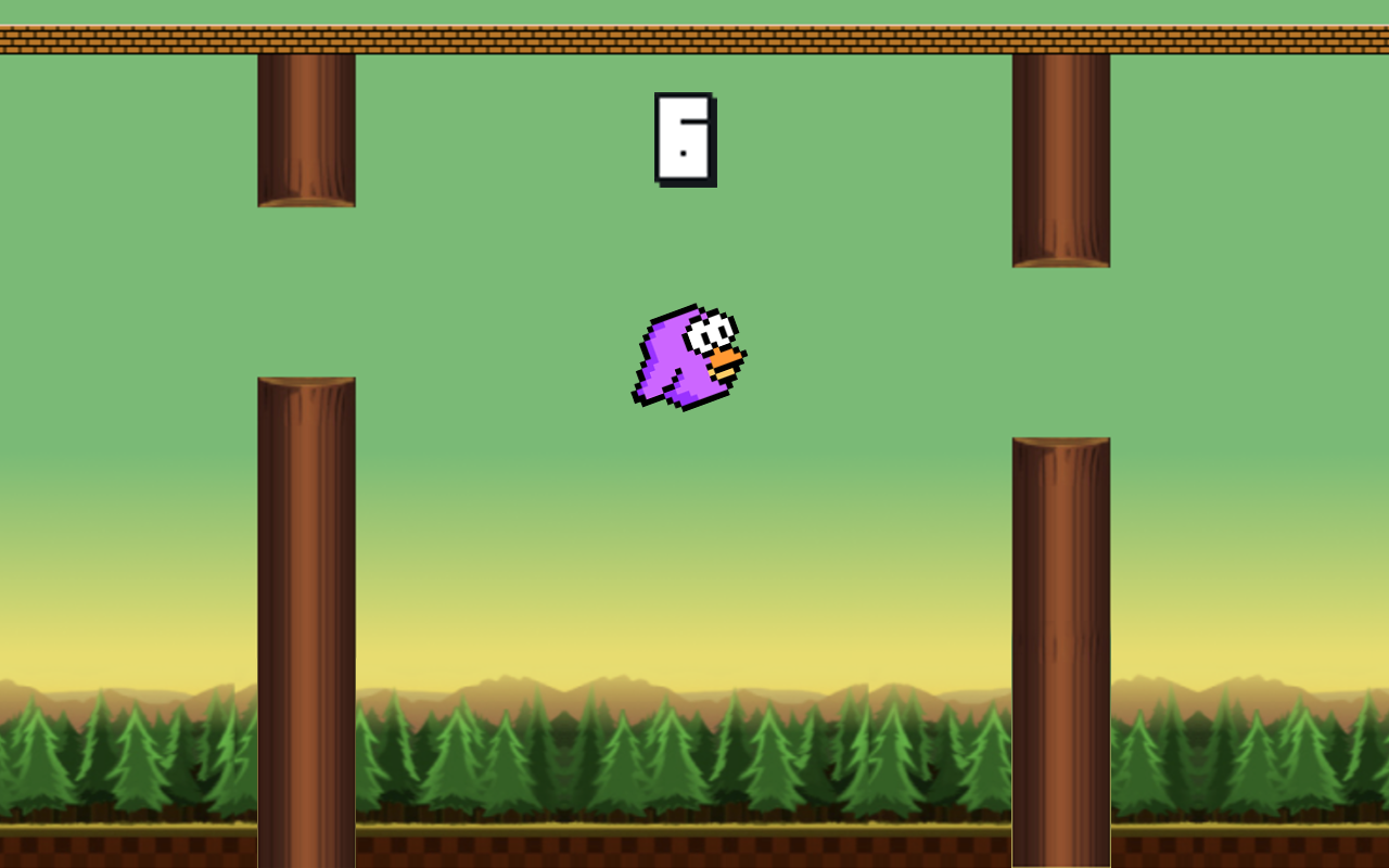 Flappy Bird Purple