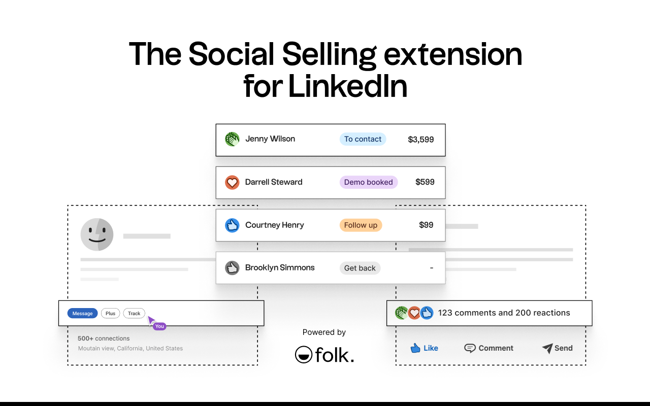 The social selling chrome extension for LinkedIn