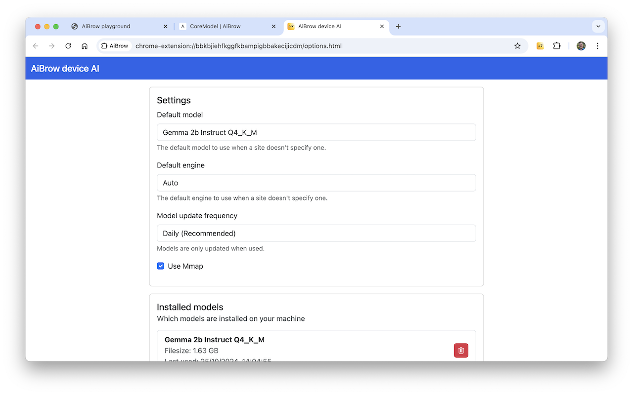 AiBrow: Local AI for your browser