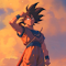 Goku Falling Stars - Dragon Ball New Tab Extension