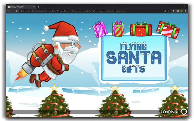 Santa's Flying Gift Quest-Offline HTML5 Game