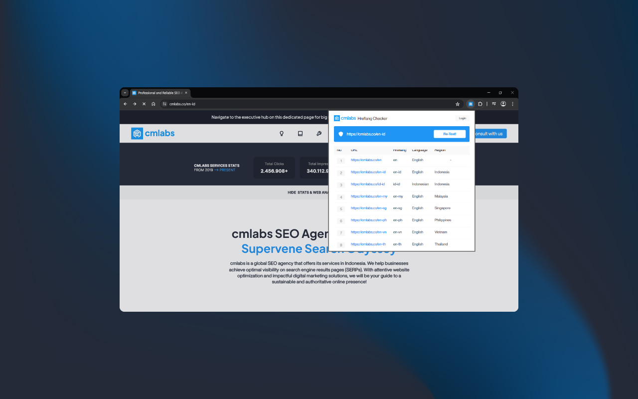 Hreflang Checker - cmlabs SEO Tools