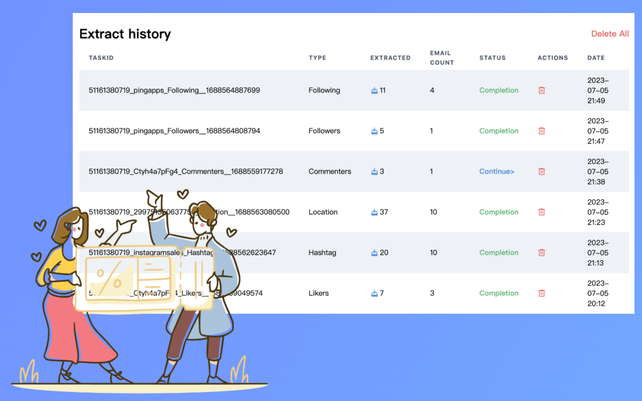 IGEmail - Instagram 电子邮件采集提取