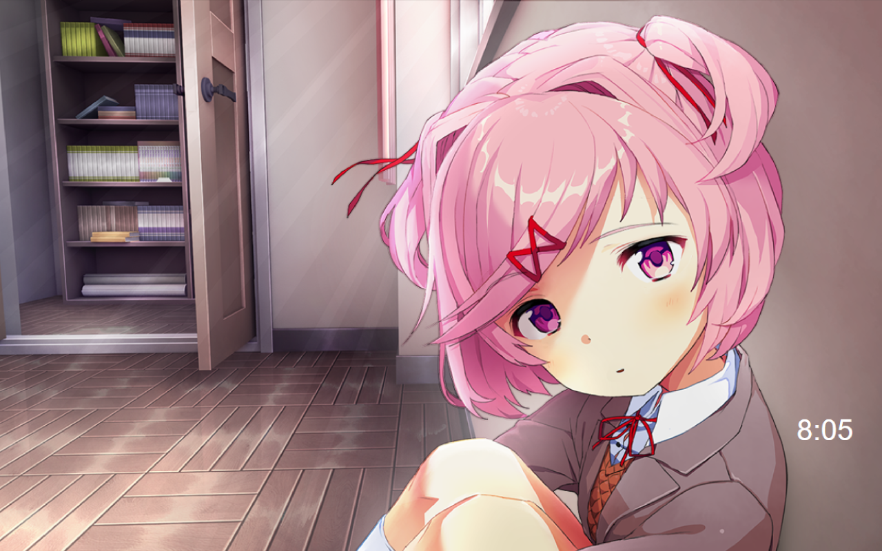 Just Natsuki Screen Saver : DDLC