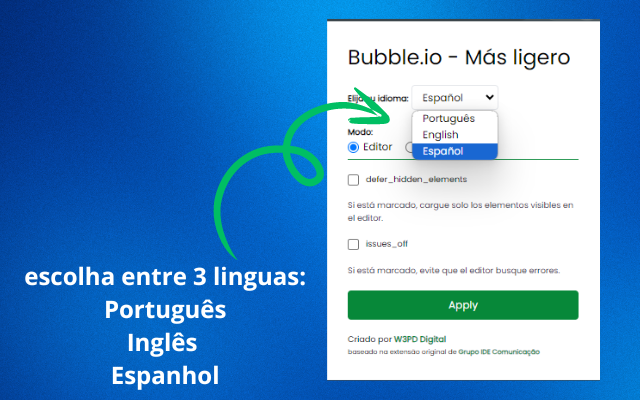 Bubble.io Mais Leve