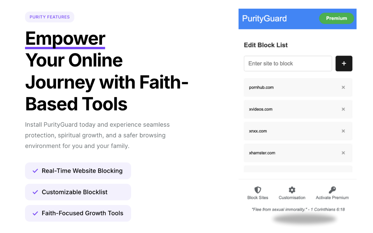 Porn Blocker & Adult Content Filter - PurityGuard