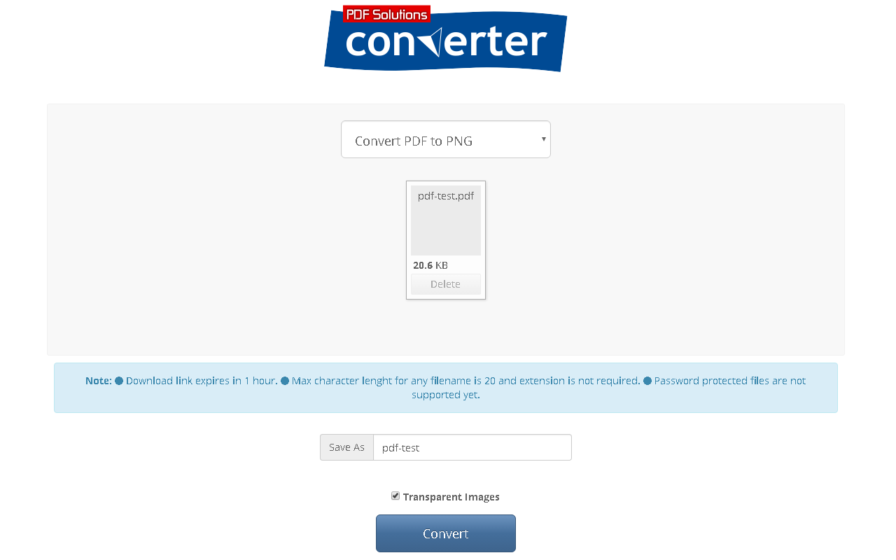 PDF to PNG Converter