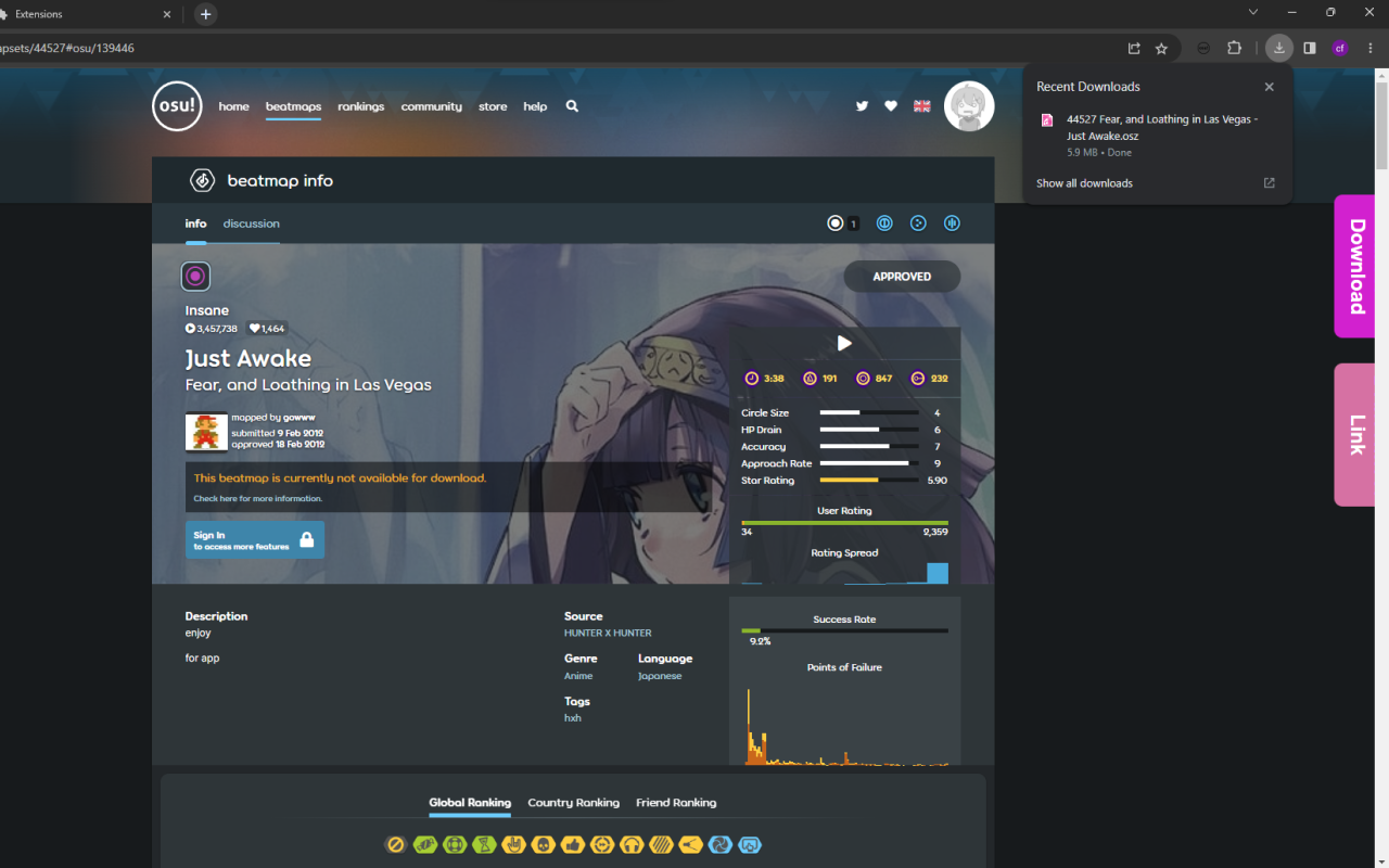 Joak's osu mirror download