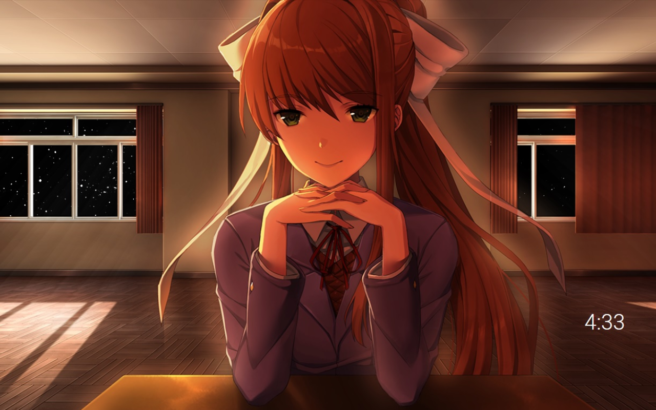 Just Monika Screen Saver : DDLC
