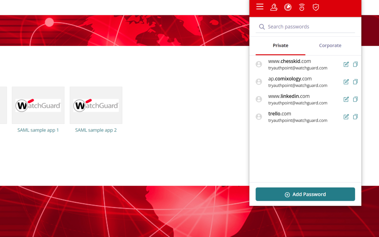 AuthPoint Password Manager