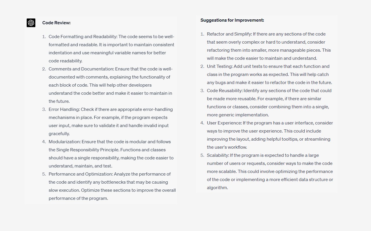 GPT Code Reviewer