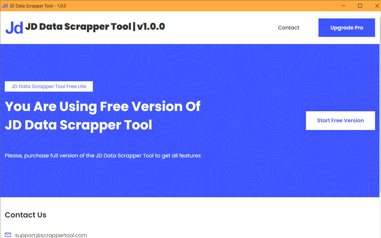 JD Data Scrapper Tool