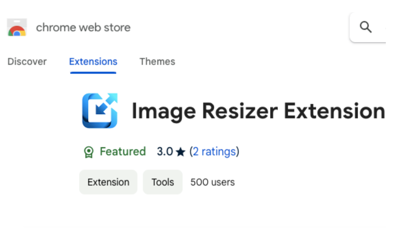 Image Resizer Extension