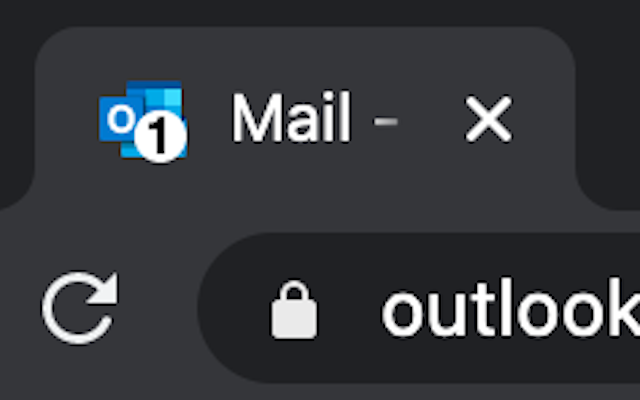 Unread count for Outlook