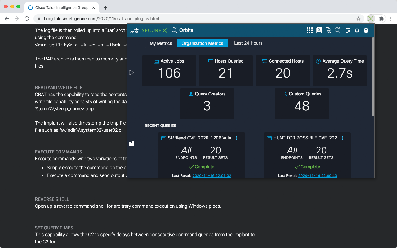 Cisco SecureX Ribbon
