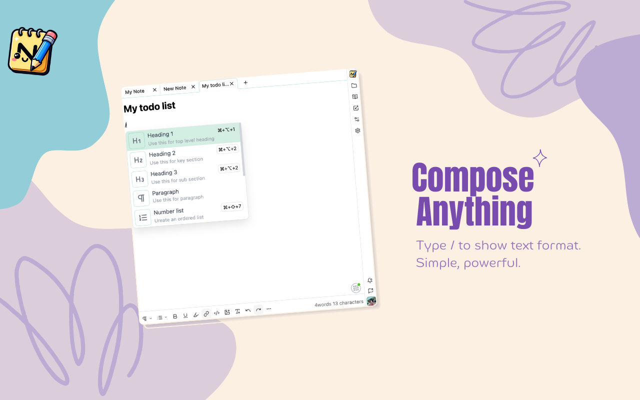 Noteddy - 使用Noteddy记录备忘录